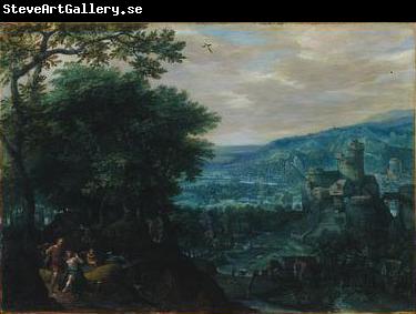 Gillis van Coninxloo Landscape with Venus and Adonis